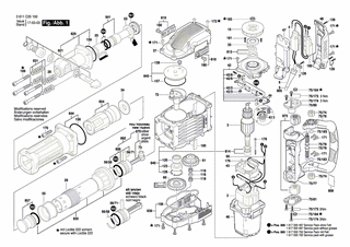 BOSCH Sechskantschraube | Ersatzteile für GSH 16-30 | 2911021267