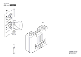 BOSCH Griffschale | Ersatzteile für GSH 5 | 1619P07709