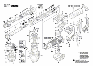 BOSCH Flansch | Ersatzteile für GSH 5 | 1610516013