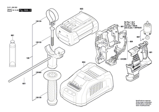 BOSCH Klemmhalter | Ersatzteile für GBH 36 V-LI Plus | 1617000685