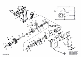 BOSCH Elektr Leitung WEISS | Ersatzteile für 2500 | 2610352878