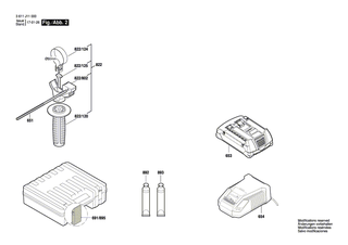 BOSCH Schaltblech | Ersatzteile für GBH 180-LI | 1610021005