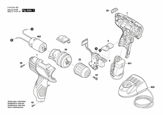 BOSCH Elektronik-Modul | Ersatzteile fr 2414 | 1619X04583