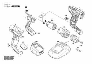 BOSCH Senkschraube | Ersatzteile fr 2614 | 1619X02515
