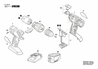 BOSCH Gleichstrommotor | Ersatzteile fr 2888 | 1619X06488