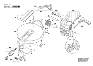 BOSCH Schutzoberteil | Ersatzteile für 3310 | 1619PA0256