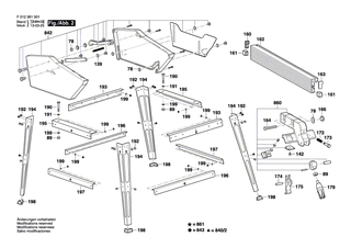 BOSCH Spaltkeil | Ersatzteile für Tischkreissäge | F000616348