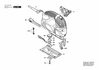 BOSCH Stellrad | Ersatzteile für 4395 | 1619X02739