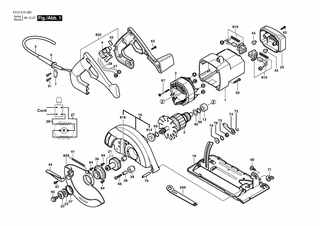 BOSCH Hebel | Ersatzteile fr 5150-80 TYPE 1 | 2610901987