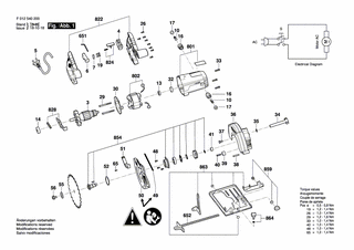 BOSCH Schraube | Ersatzteile fr 5402 | 160343001N