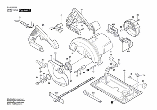 BOSCH Firmenschild | Ersatzteile für 5500 | 1619X05403