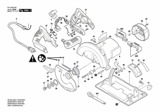 BOSCH Netzanschlussleitung | Ersatzteile für 5681 | 1619X04541