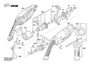 BOSCH Spindel | Ersatzteile fr 6062 | F000619050