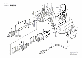 BOSCH Kugellager | Ersatzteile fr 6250 | 1619P01511
