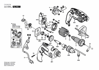 BOSCH Aufbausatz | Ersatzteile fr 6437 JB | F000613018