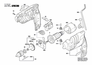 BOSCH Bohrfutterschlssel SG2 | Ersatzteile fr 6554 | 1607950045