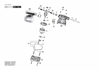 BOSCH Ein/Aus-Schalter | Ersatzteile fr 7232 | 1619PA1003