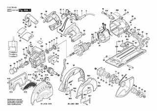 BOSCH Warnzettel | Ersatzteile für SPT78MMC | 1619X09349