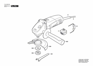 BOSCH Zweilochmutterndreher | Ersatzteile fr 9290 | 1607950052
