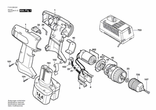 BOSCH Schraube SCHWARZ | Ersatzteile für 2582 | 2610909719