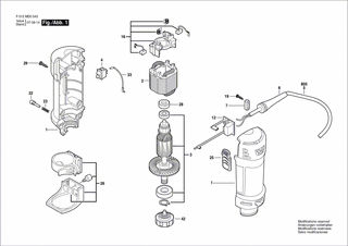 BOSCH Anker 230V | Ersatzteile für RZ5 | 2610941190
