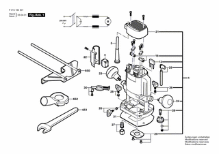 BOSCH Parallelanschlag | Ersatzteile für 1845 | 2610392648