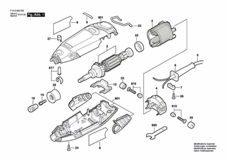 BOSCH Wellensicherung | Ersatzteile für 3000 | 2610009839