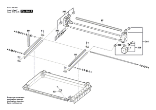 BOSCH Einklebeblatt | Ersatzteile für 3D40 | 2610036394