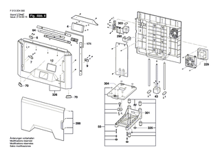 BOSCH Einklebeblatt | Ersatzteile für 3D40 | 2610036394