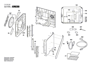 BOSCH Einklebeblatt | Ersatzteile für 3D40 | 2610036394