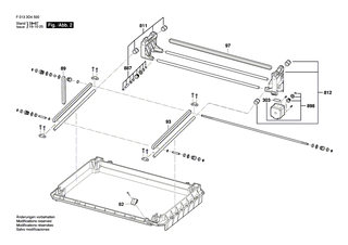 BOSCH Befestigungswinkel | Ersatzteile f�r 3D45 | 1619PB2240