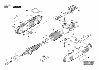 BOSCH Bürstenhalter | Ersatzteile für 4000 | 2610009854