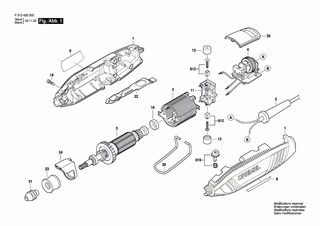 BOSCH Fhrungshebel | Ersatzteile fr 4300 | 1600A00DM4