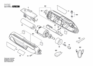 BOSCH Schalterbetaetiger | Ersatzteile fr 7760 | 1600A0195K