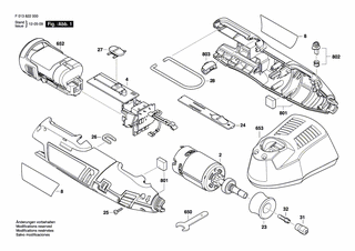 BOSCH Einklebeblatt | Ersatzteile für 8220 | 6082942B2Y