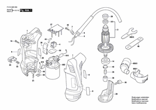 BOSCH Schalterdeckel | Ersatzteile fr 9050 | 2610033602