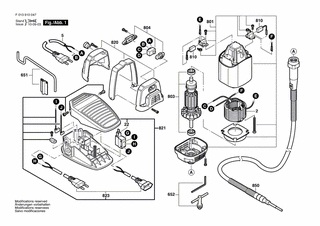 BOSCH Fussschalter | Ersatzteile fr 9100 | 2610Z04967