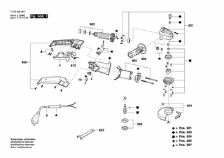 BOSCH Aufspannflansch | Ersatzteile für 9010 | 2610Z06443