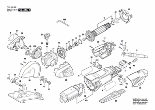 BOSCH Umlenkblech | Ersatzteile für US40 | 2610012049