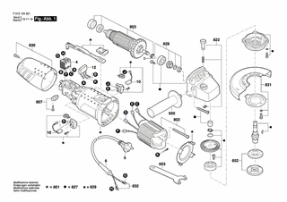 BOSCH Stirnlochschlüssel | Ersatzteile für 1043 | 2610Z00783