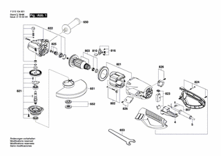 BOSCH Ein/Aus-Schalter | Ersatzteile fr 1050 | 2610Z01056