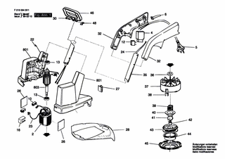 BOSCH Gehäuse ROT | Ersatzteile für 543H1 | 2610376067