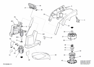 BOSCH Gehäuse ROT | Ersatzteile für 0568 | 2610376067