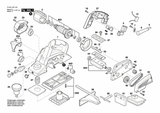 BOSCH Hobelmesser | Ersatzteile fr 1571 | 1619PA2313