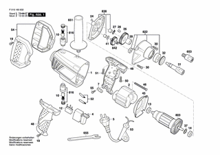 BOSCH Einmaulschlssel | Ersatzteile fr 1606 | 1619PA3775