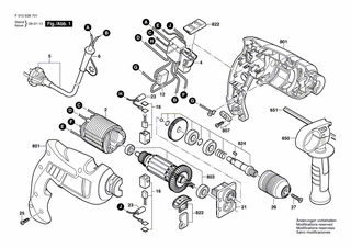 BOSCH Gehäusesatz | Ersatzteile für 6387 | 2610399645