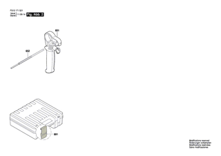 BOSCH Zusatzhandgriff | Ersatzteile für 1715 | 1619P07482