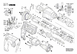 BOSCH Halteblech | Ersatzteile für 1716 | 1610551008