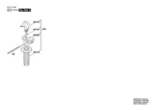 BOSCH Halteblech | Ersatzteile für 1716 | 1610551008