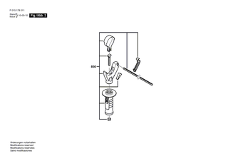 BOSCH Polschuh 220V | Ersatzteile f�r 1780 | 2610Z00953